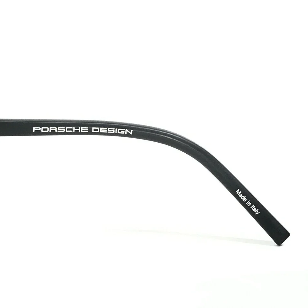 Porsche Design Eyeglasses Frames P8313 B Matte Gold Black Square 57-15-145